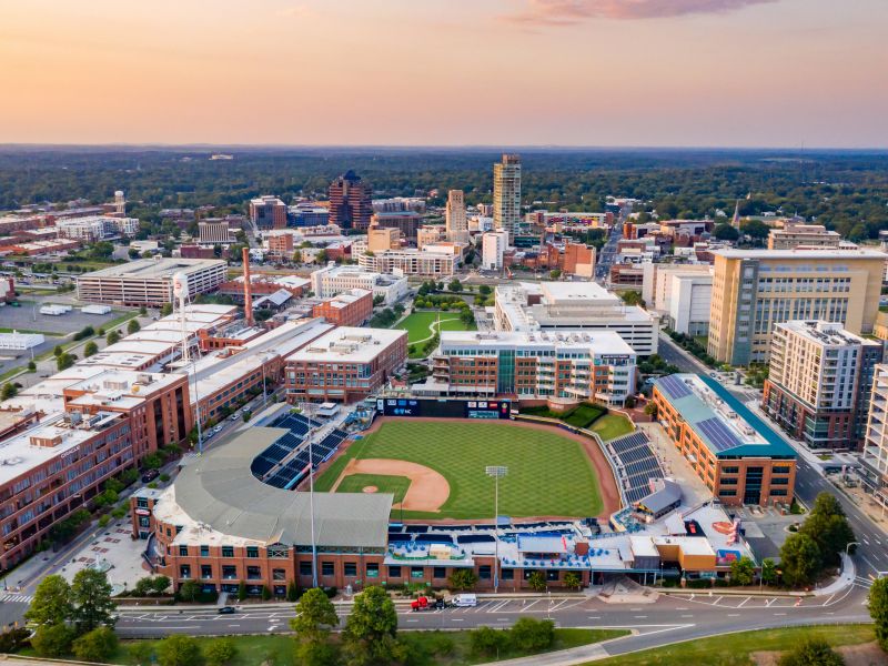 Catch a game at Durham Bulls Athletic Park