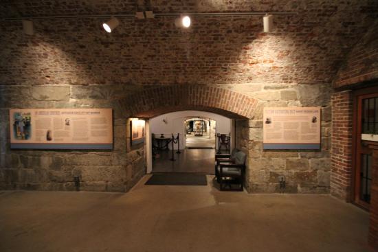 Go to the Casemate Museum of Fort Monroe