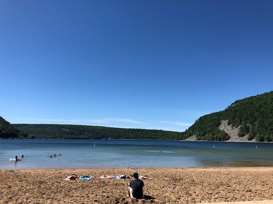 Enjoy the waters at Devil’s Lake